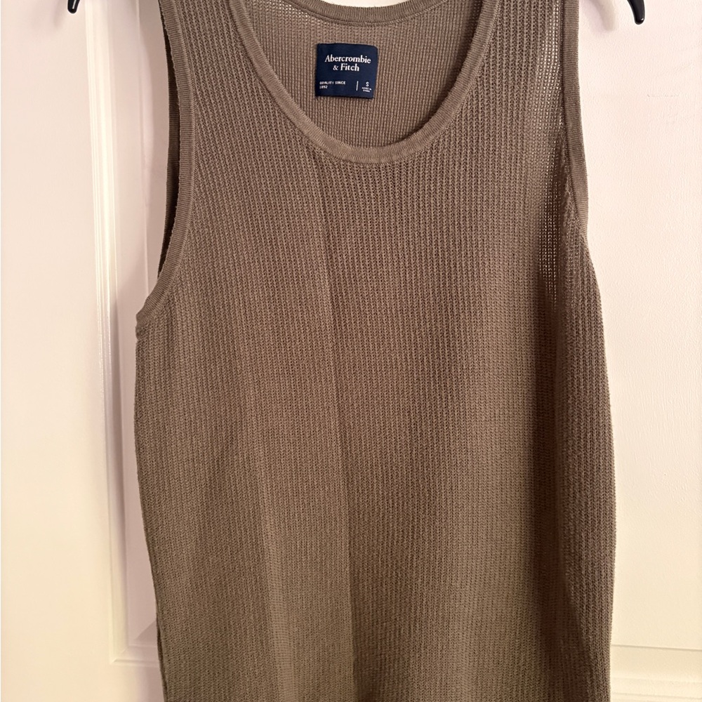 Abercrombie & Fitch Olive Tank Top